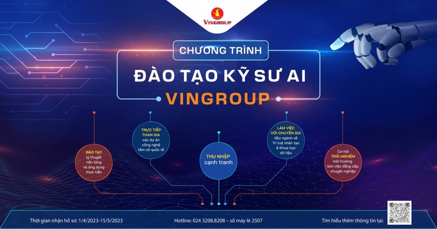 Chương trình đào tạo kỹ sư AI Vingroup tuyển sinh năm thứ 4