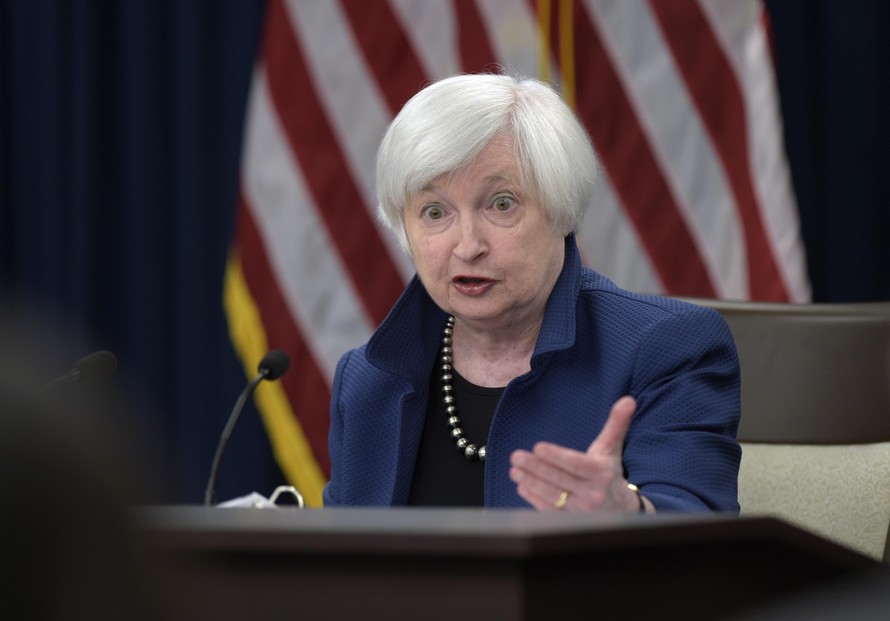 Bộ trưởng Tài chính Mỹ Janet Yellen.