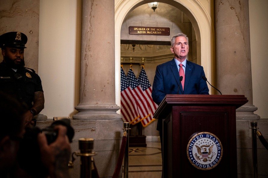 Chủ tịch Hạ viện Mỹ Kevin McCarthy. Ảnh: New York Times.