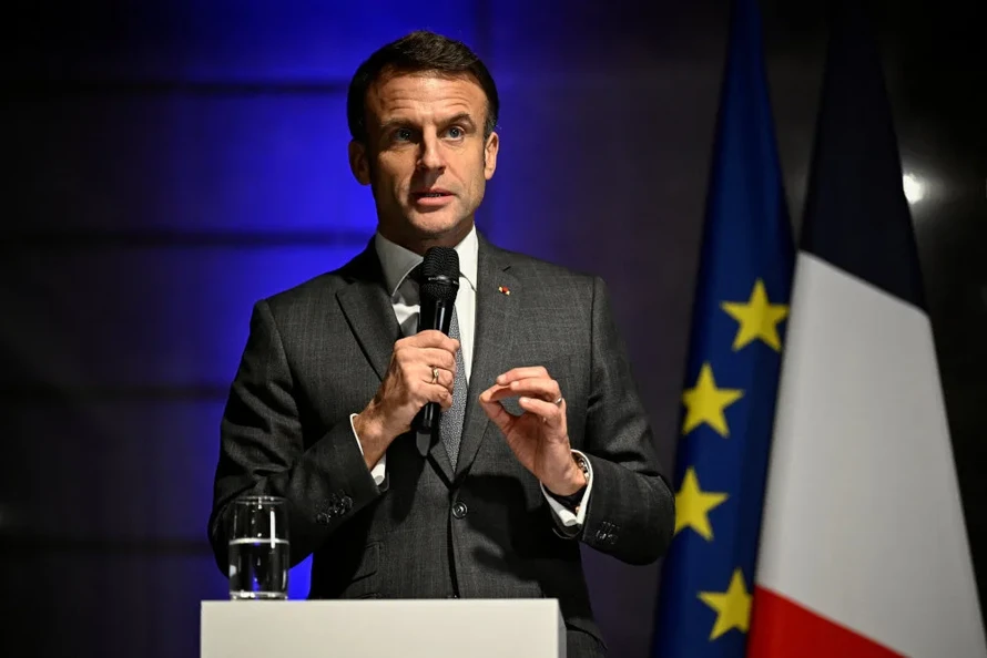 Tổng thống Pháp Emmanuel Macron. Ảnh: Reuters.