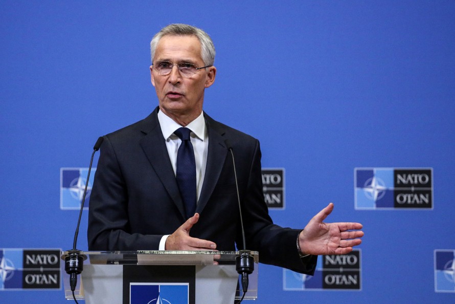 Tổng Thư ký NATO Jens Stoltenberg. Ảnh: Bloomberg. 