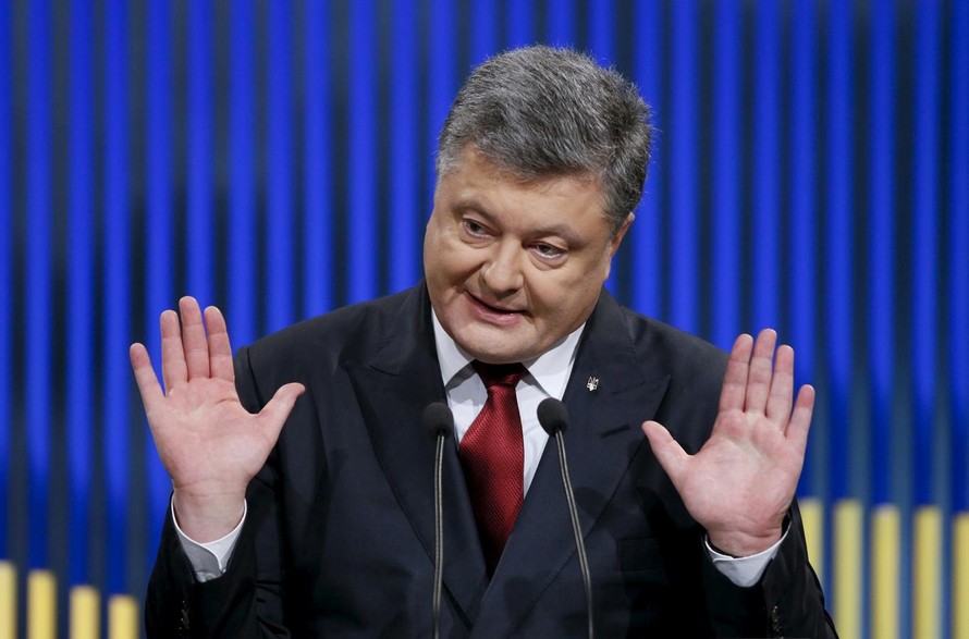 Cựu Tổng thống Ukraine Petro Poroshenko. Ảnh: Reuters.