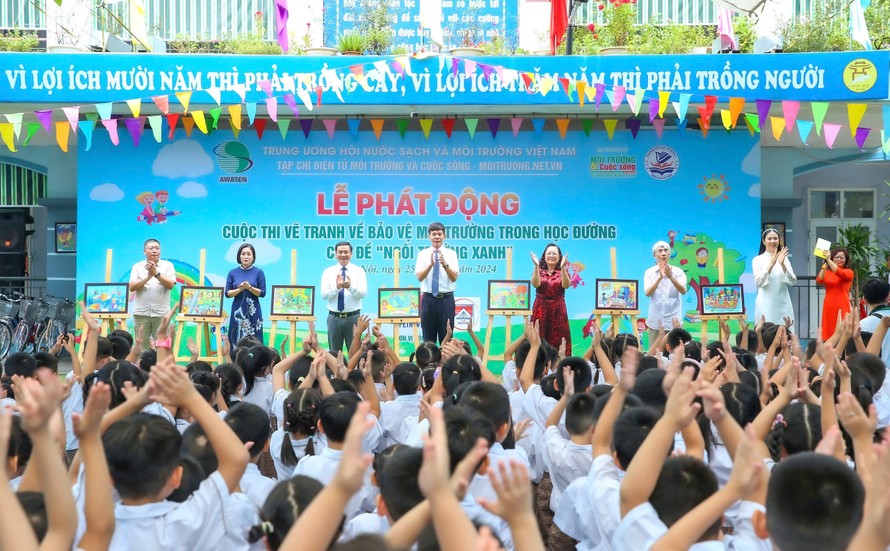 Phát động Cuộc thi vẽ tranh về Bảo vệ môi trường trong học đường – Chủ đề “Ngôi trường xanh”.