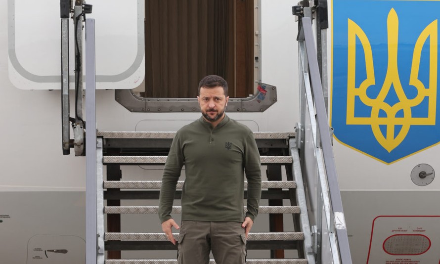 Tổng thống Ukraine Volodymyr Zelensky.