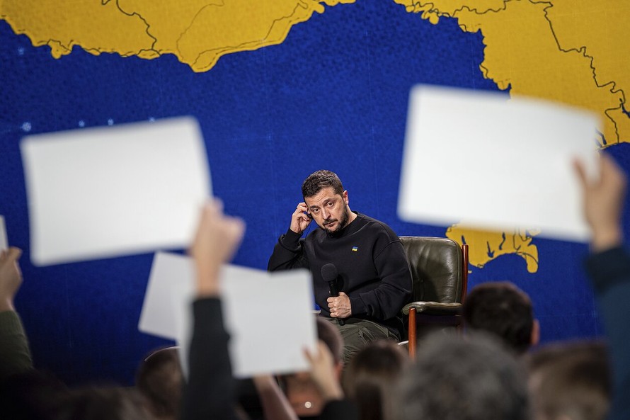 Tổng thống Ukraine Volodymyr Zelensky.