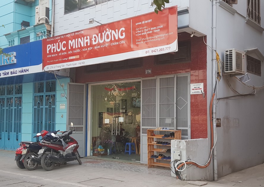 Phòng khám Phúc Minh Đường vắng vẻ sau những thông tin mập mờ, gian dối bị báo chí phanh phui