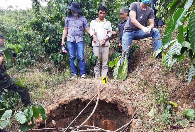 Giếng hoang, nơi Vũ chôn xác nạn nhân