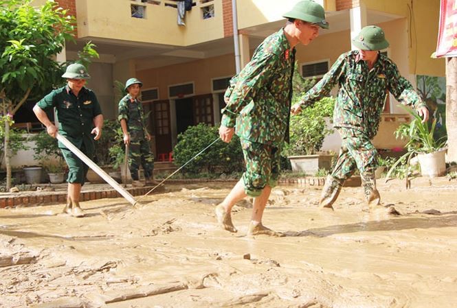 Nghệ An khẩn trương khắc phục do lũ lụt.