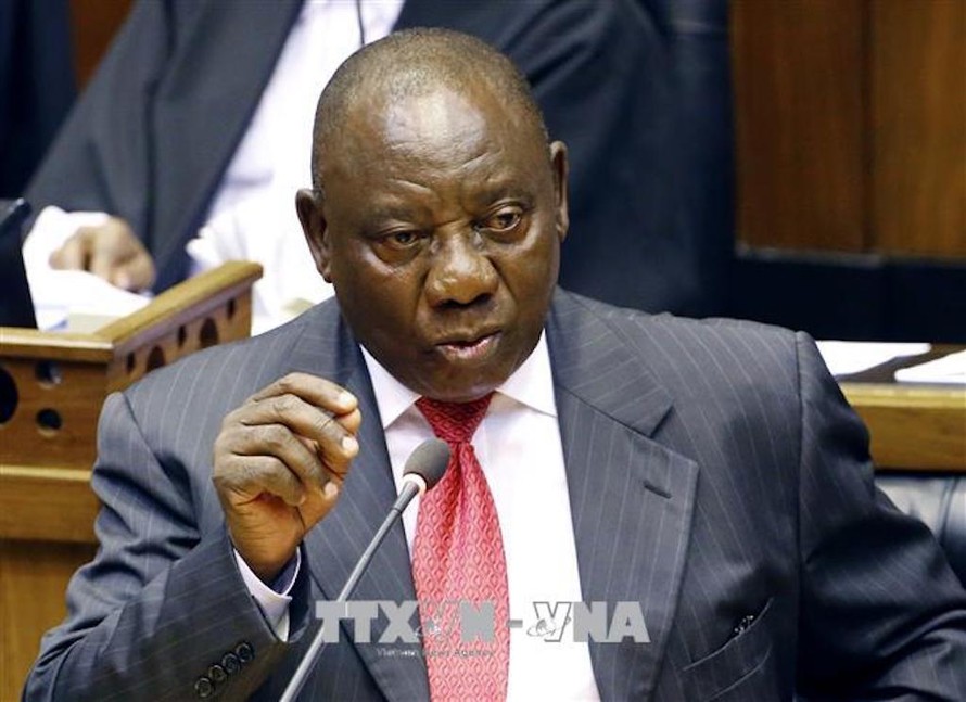 Tổng thống Nam Phi Cyril Ramaphosa