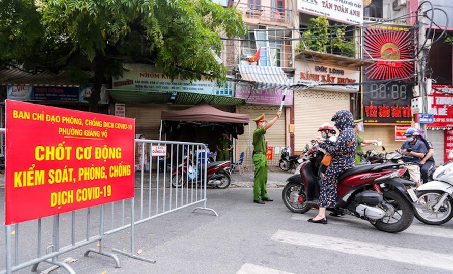 Hà Nội: Giám sát nghiêm ngặt việc giãn cách xã hội dịp lễ Quốc khánh 2/9