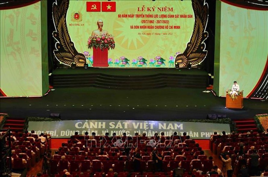 Quang cảnh buổi lễ.