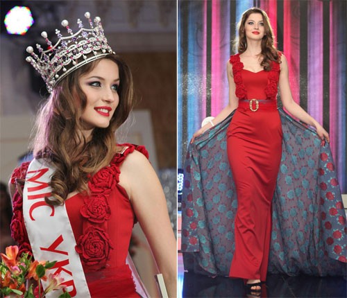 Hoa hậu Hoàn vũ Ukraine 2013 Anna Zaiachkivska. Ảnh: Miss Universe