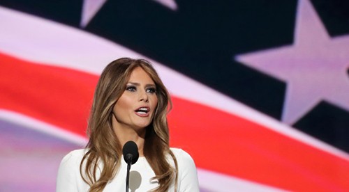 Bà Melania Trump. Ảnh: TPM