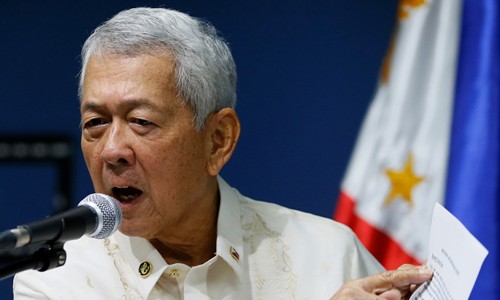 Ngoại trưởng Philippines Perfecto Yasay. Ảnh: Rappler.