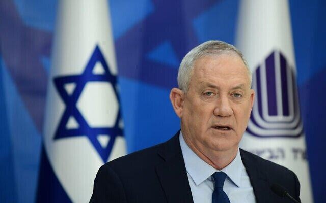 Bộ trưởng Quốc phòng Israel Benny Gantz. Ảnh: 