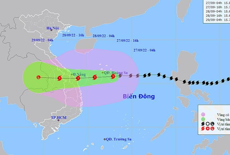 Siêu bão Noru gây gió giật cấp 17, biển động dữ dội