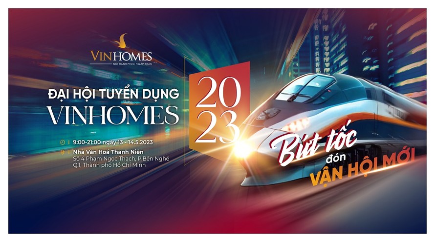 Đại hội tuyển dụng Vinhomes 2023 là cơ hội lớn cho các bạn trẻ đón đầu cơ hội việc làm khi thị trường bất động sản chuẩn bị bước vào một chu kỳ phát triển mới