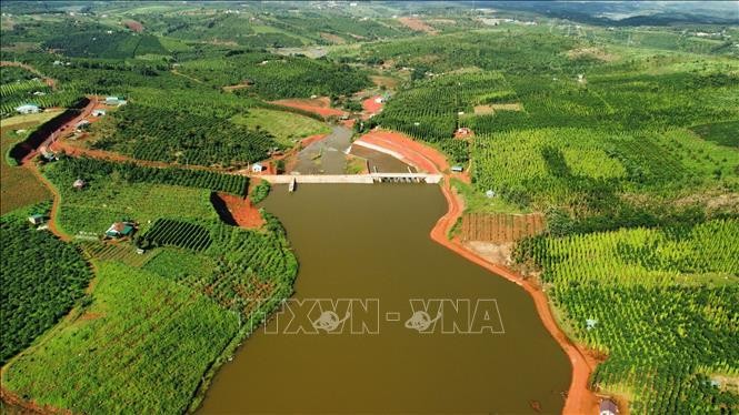 Hồ chứa nước Đắk N’ting (xã Quảng Sơn, huyện Đắk G’long, tỉnh Đắk Nông). 
