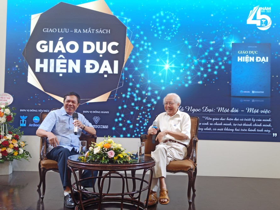 'Giáo dục hiện đại' - Đúc kết hành trình 45 năm nghiên cứu, thực nghiệm của GS Hồ Ngọc Đại