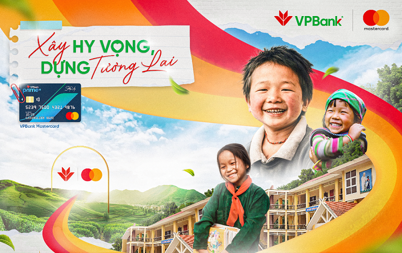 VPBank và Mastercard hợp tác thực hiện sáng kiến ​​“Xây hy vọng, dựng tương lai”