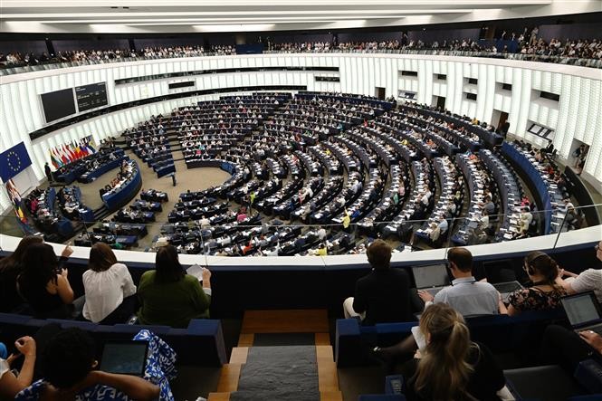 Một họp của Nghị viện châu Âu. Ảnh: AFP/TTXVN