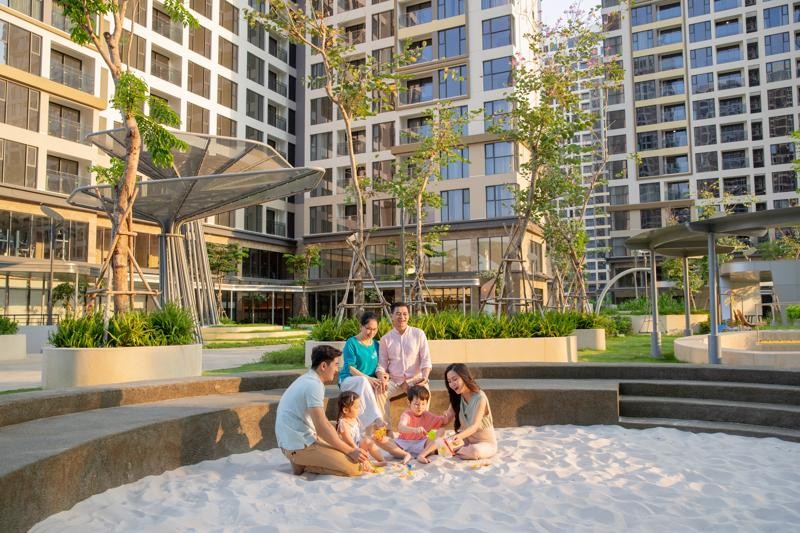 Một góc tiện ích nội khu riêng tư, đẳng cấp "như resort" của cộng đồng cư dân Masteri Centre Point