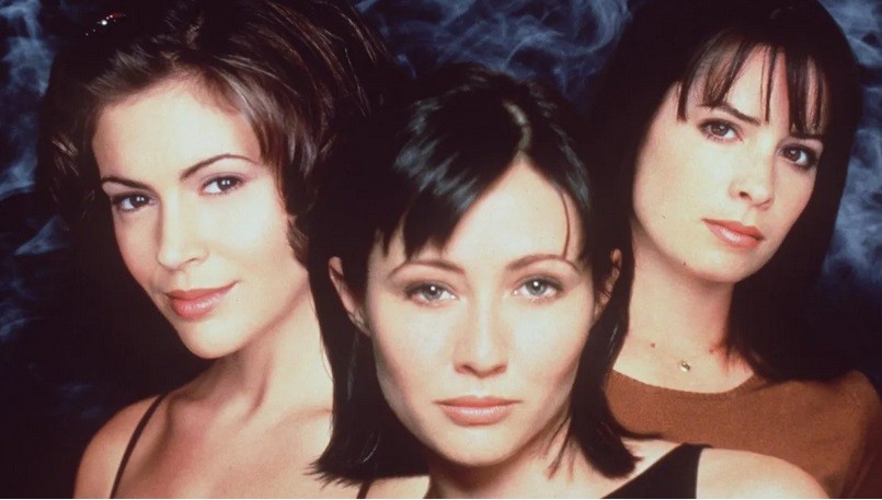 Dàn diễn viên bộ phim "Phép thuật". Từ trái qua: Alyssa Milano, Shannen Doherty và Holly Marie. Ảnh: Getty Images