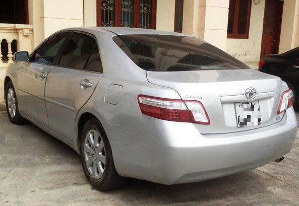 Chiếc Camry do anh Huân cần lái. Ảnh: NT.