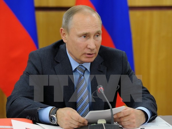 Tổng thống Nga Vladimir Putin. (Nguồn: EPA/TTXVN)