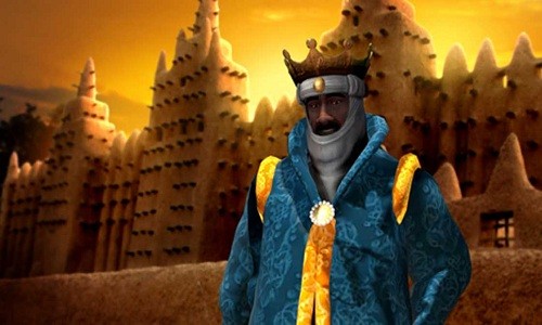 Hình minh họa chân dung hoàng đế Mansa Musa I của đế quốc Mali. Ảnh:wikia.com.