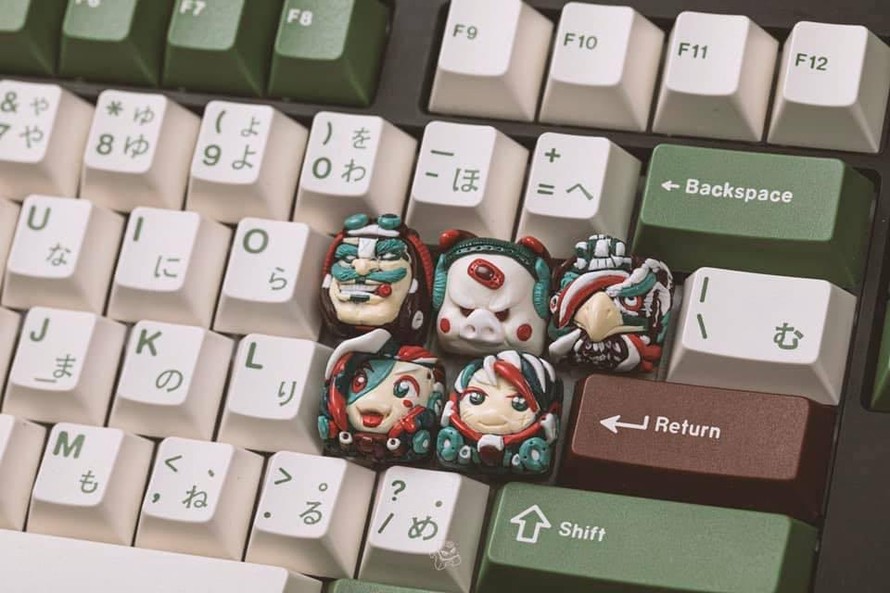 Artisan keycap có thể đại diện cho cá tính, gu thẩm mỹ và độ "chịu chi" của người sử dụng. (Ảnh: Melonkeys)