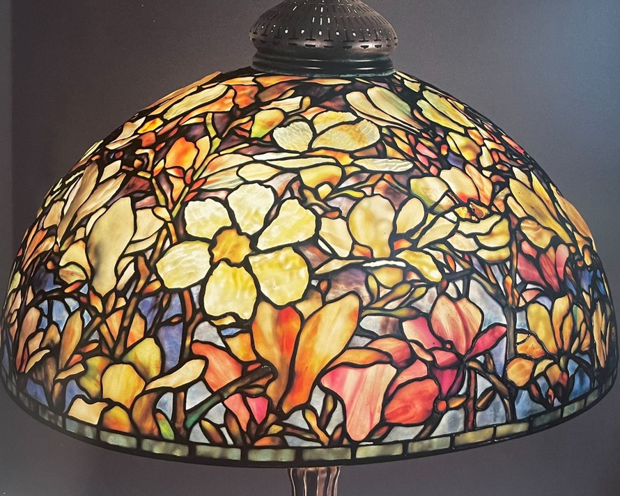 Loài mộc lan xuất hiện trong tất cả các tác phẩm của Louis Comfort Tiffany đều là loài Magnolia Soulangiana.