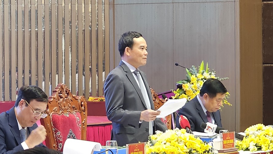 Phó Thủ tướng Trần Lưu Quang phát biểu điều phối hội nghị 