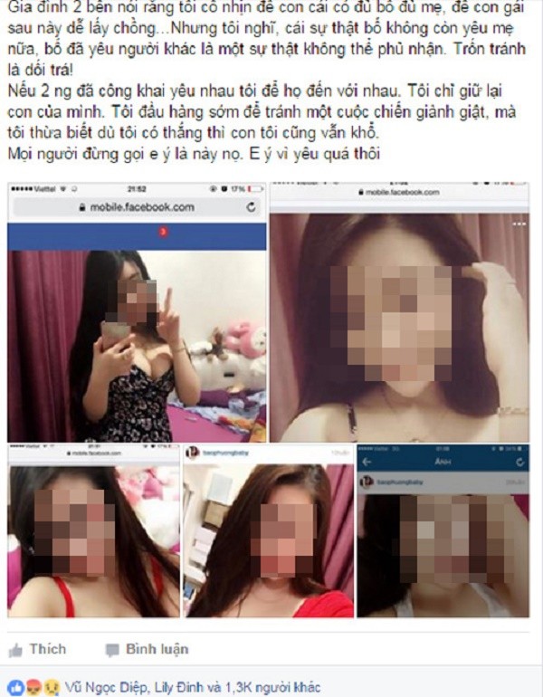 Vợ xinh như hotgirl bị chồng lừa dối công khai ngoại tình