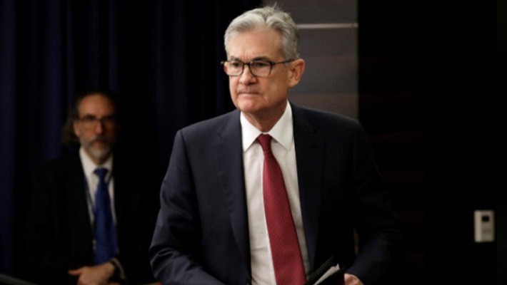 Chủ tịch FED Jerome Powell trong cuộc họp báo ngày 19/12 - Ảnh: Reuters.