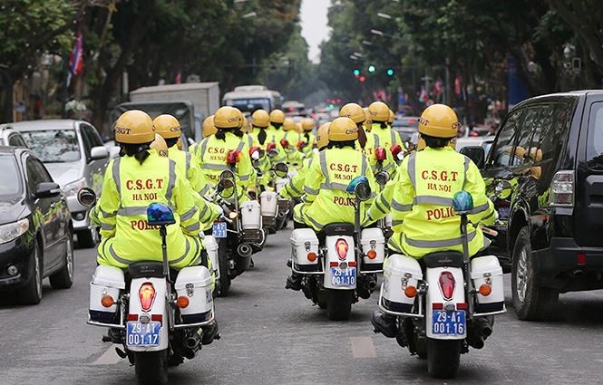 Hà Nội cấm hàng loạt tuyến đường phục vụ thượng đỉnh Mỹ-Triều