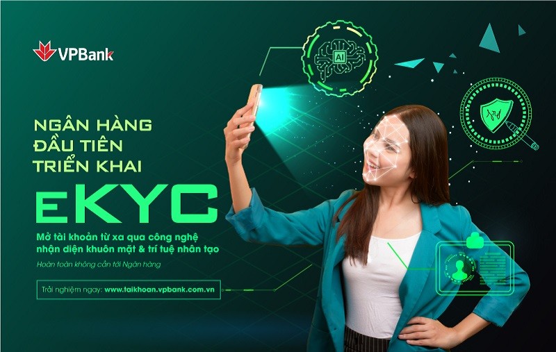 VPBank là ngân hàng đầu tiên triển khai eKYC