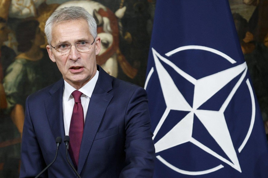 Tổng thư ký NATO Jens Stoltenberg. Ảnh EPA