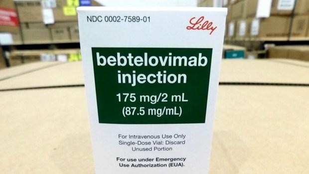 Thuốc điều trị COVID-19 bebtelovimab. Ảnh: ABC