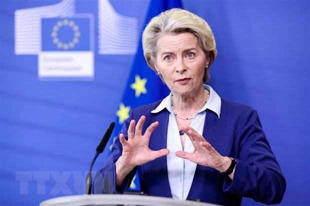 Chủ tịch Ủy ban châu Âu Ursula von der Leyen.