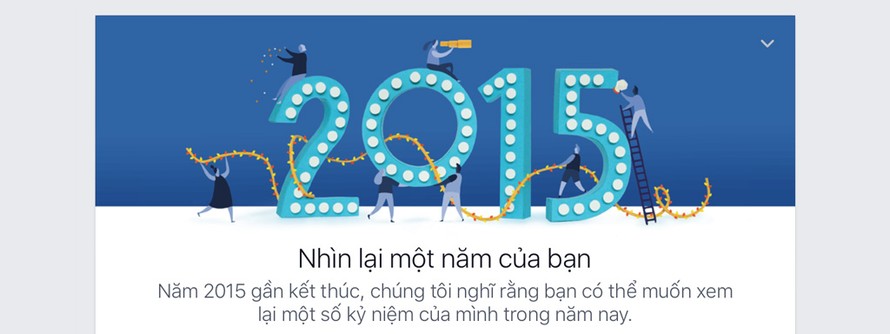 Tổng kết năm 2015 với tính năng Year in Review của Facebook