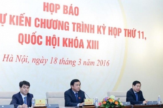 Kỳ họp thứ 11: Bầu Chủ tịch nước, Thủ tướng, Chủ tịch Quốc hội