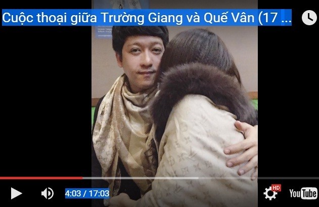 'Bấn loạn' với clip 17 phút Trường Giang cưng nựng Quế Vân