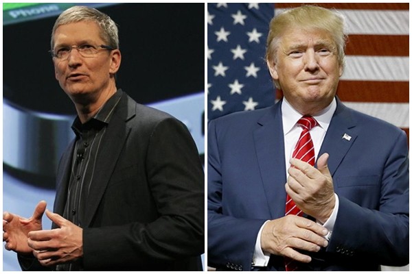 Tim Cook 'âm mưu' cản bước Donald Trump trở thành Tổng thống