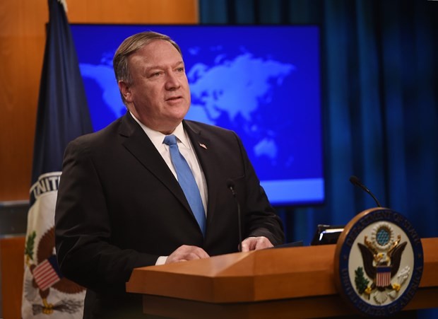 Ngoại trưởng Mỹ Mike Pompeo. (Ảnh: AFP/TTXVN)