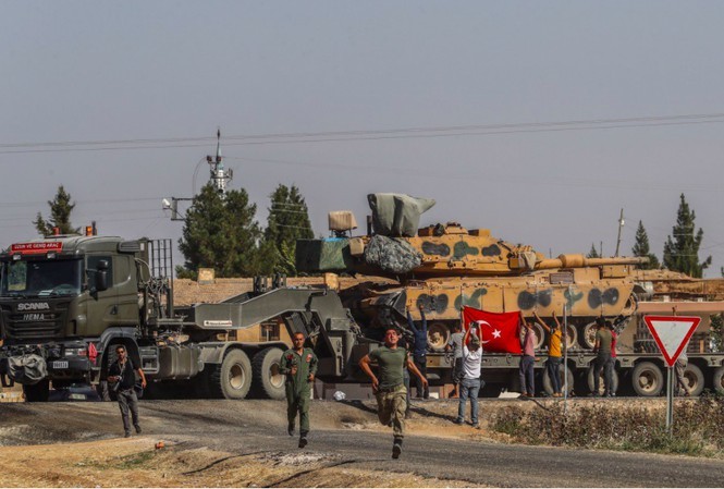 Thổ Nhĩ Kỳ đang triển khai chiến dịch tấn công vào đông bắc Syria. (Ảnh: EPA)
