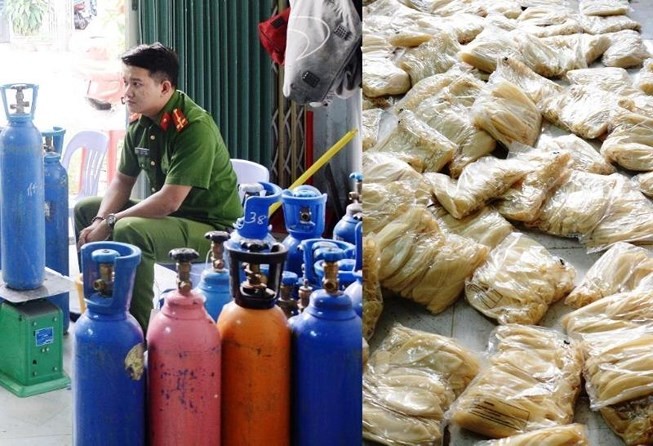 Phát hiện kho 'bóng cười' lớn nhất từ trước tới nay ở Đà Nẵng