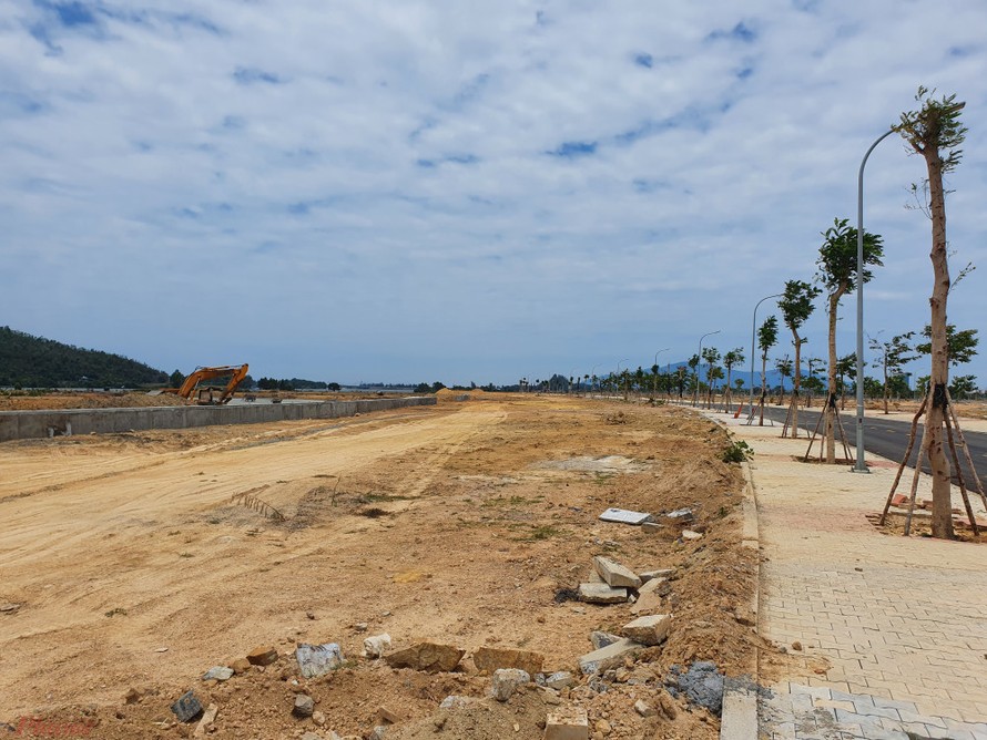 Một góc khu E trong khu đô thị Goden Hills City của Công ty CP Trung Nam