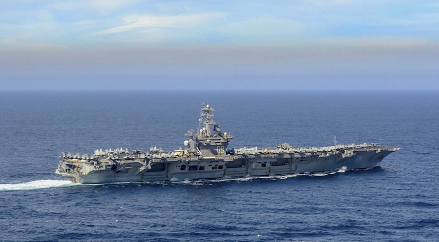 Tàu sân bay USS Nimitz (CVN-68). Ảnh: Hải quân Mỹ.