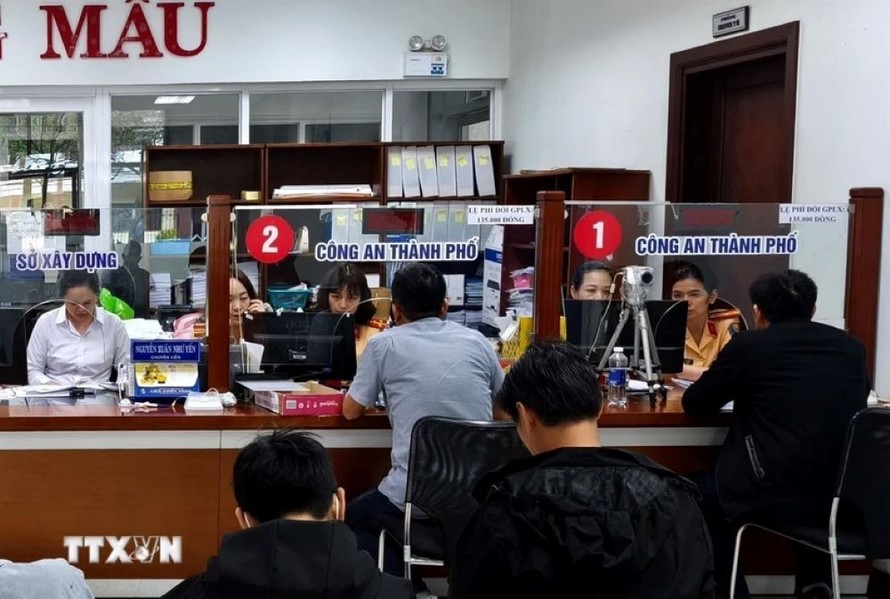 Khu vực làm thủ tục cấp, đổi giấy phép lái xe tại Trung tâm hành chính thành phố Đà Nẵng đã được Phòng Cảnh sát Giao thông, Công an thành phố Đà Nẵng tiếp quản. 